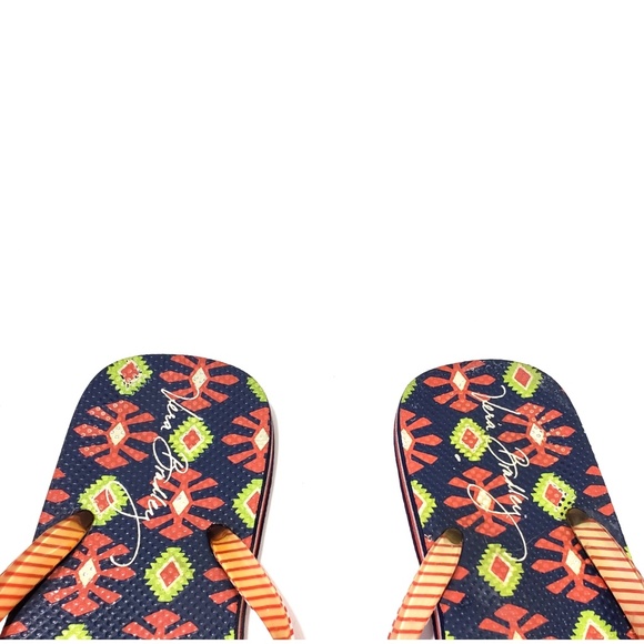 Vera Bradley "Sun Valley" Flip Flops - Picture 3 of 8
